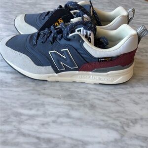 Men’s New Balance 997h v1 Blue and Burgundy Sneakers